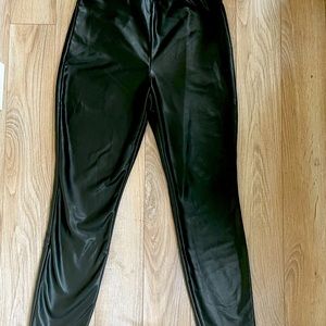 Banana Republic faux leather pants.